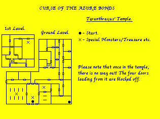 Map - Tyranthraxus' Temple