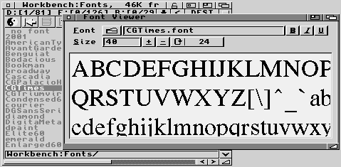 FontView