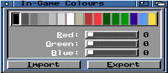 In-Game Palette