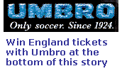 Win England tickets with Umbro